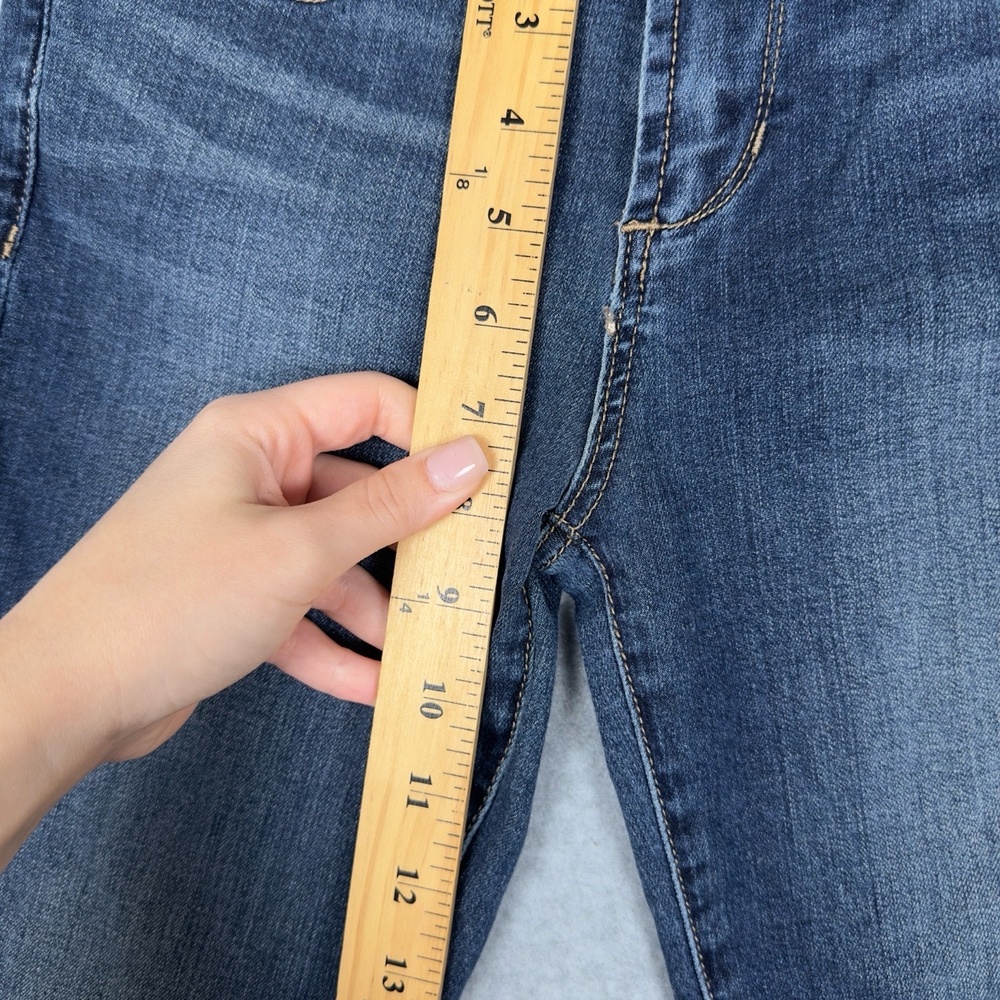 Articles Of Society‎ Jeans Womens 26 Skinny Dark Wash Frayed Hem Blue Denim - Picture 7 of 14